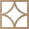 Ekena Millwork Statesman Wood Fretwork Pierced Ceiling Medallion, Red Oak, 22"OD x 14 1/8"ID x 3/8"T CMWP22X22X0375STRO - alternate 5